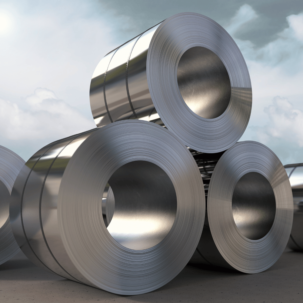 Large stainless steel coils