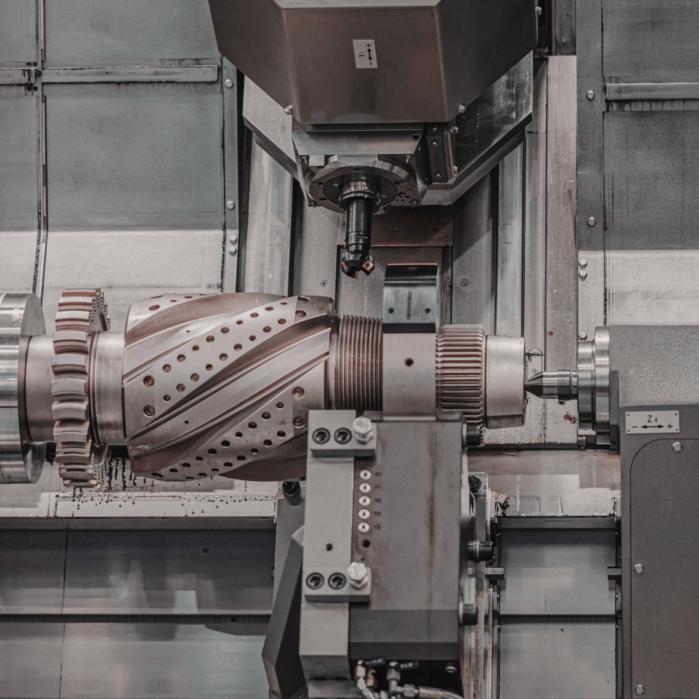 A CNC milling machine